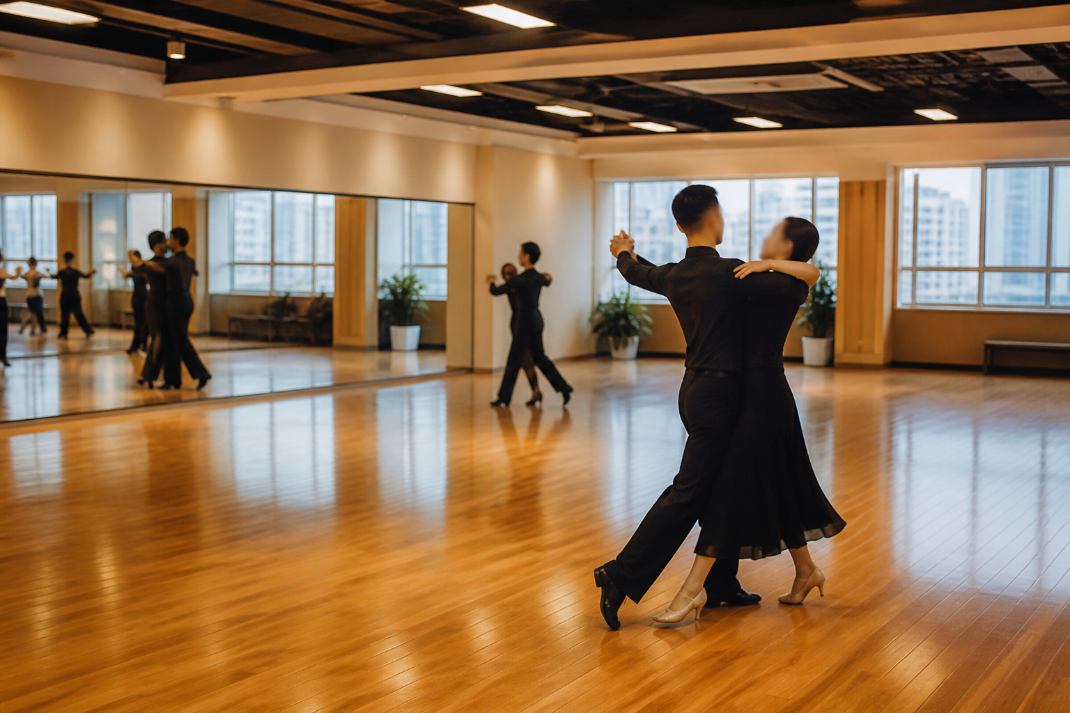 ダンスの練習空間をイメージした写真